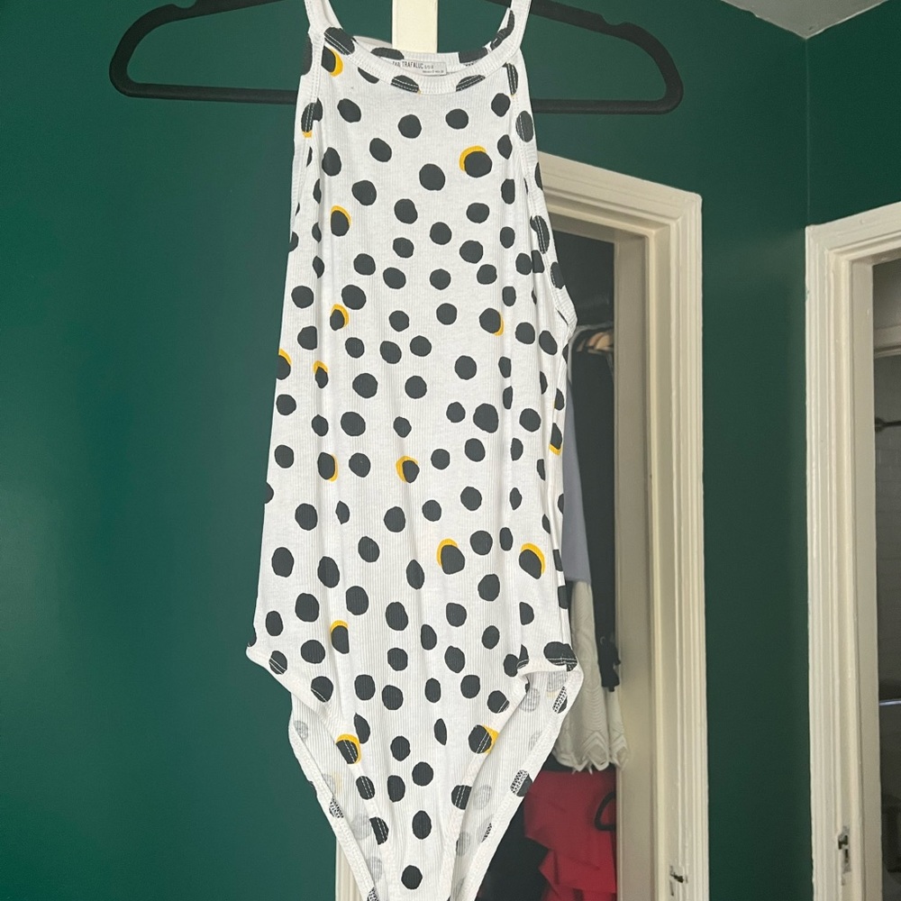 Polka Dot Body Suit -Zara